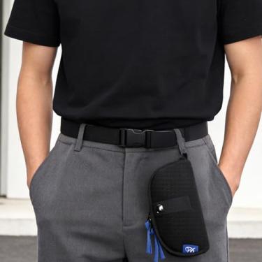 Imagem de Mini bolsa, bolsa pequena para fones de ouvido universais sem fio, porta-chaves duráveis à prova d'água, acessórios para AirPods Pro 3, 2 e 1, AirPods 4, 3, 2 e 1 - preta