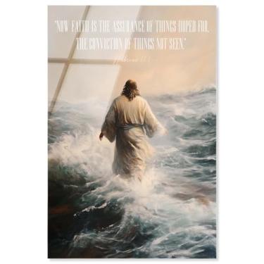 Imagem de Faith is Assurance Impressão acrílica Jesus Wall Art por Art Remedy, Pronto para pendurar, 25 x 38 cm