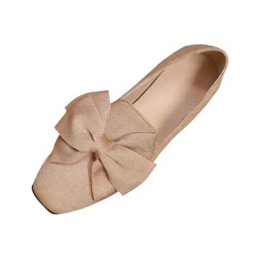 Imagem de Sandálias femininas de salto fechado com salto plataforma sola bloco de salto redondo cabeça redonda casual primavera verão uso externo para uso interno, Caqui, 39