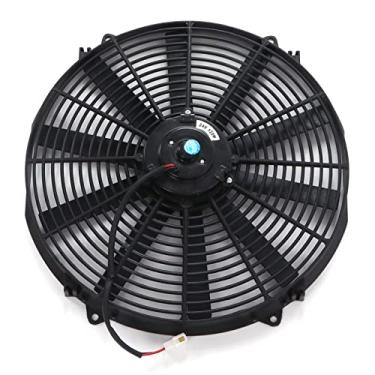 Imagem de Generic 16 "Ventilador de Resfriamento de Radiador Elétrico Fino Universal Resfria Eficientemente a Baía do Motor para Carro Caminhão RV, 10 Lâminas 24V 120W