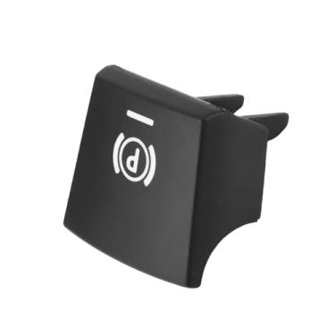 Imagem de Cosiki Botão do Interruptor do Freio de Mão Carro, Capa Adesiva de Adequada para 5/6 Séries 09-14 Abs Preto 61312822518