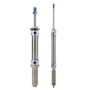 Imagem de Série MAJ16 Curso de Aço Inoxidável Mini Pistão Pneumático Pneumático Embutido Anel Magnético Furo 16mm (MAJ16x75-50-S)