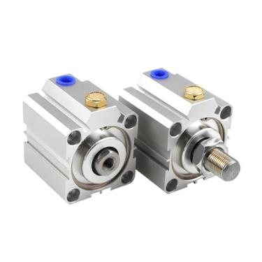 Imagem de SSA20/25/32/40/50/63/80/100 cilindro pneumático de ar de ação única pistão compacto quadrado fino 5-100 mm (curso 65 mm, SSA32 (furo 32 mm))