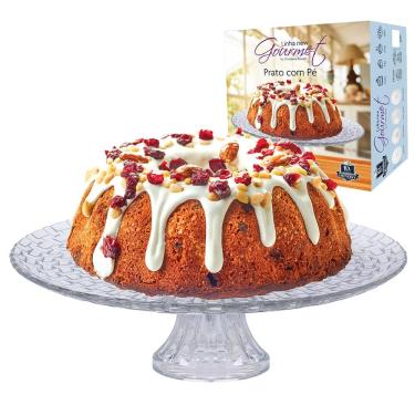 Imagem de Boleira Ruvolo Bari em Vidro com Pé