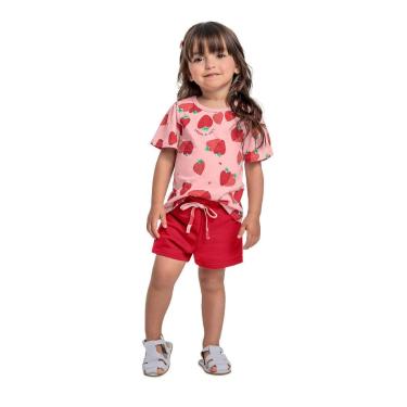 Imagem de Conjunto Blusa e Short para Menina Bee Loop-Feminino