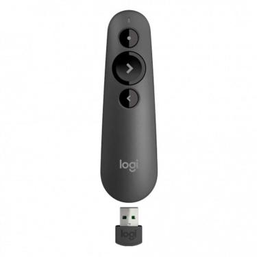 Imagem de Apresentador sem fio Logitech R500s com Pointer Vermelho, USB ou Bluetooth Personalizável Pilha-Unissex
