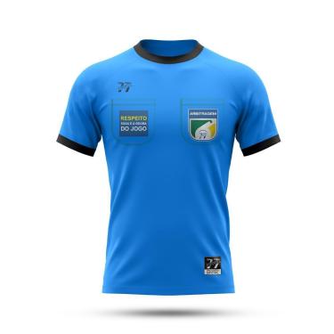 Imagem de Camiseta Árbitro Futebol Profissional Arbitragem Dry-Masculino