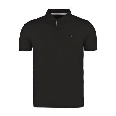 Imagem de Camisa Polo Plus Size Manga Curta Masculina 007000009 Ogochi Preta-Masculino
