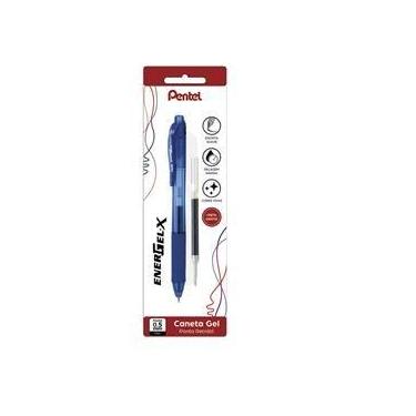 Imagem de Caneta Energel-X Retráril 0,5Mm Tinta Azul C/ Refil  Sm/Bln105-Cr - Pe