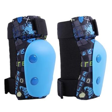 Imagem de Conjunto de Protetores Bicicleta 6 em 1 Joelho Cotovelo Pulso Equipamento Proteção Esportiva para Ciclismo Skateboard Patinação Rolamento Scooters Exercício