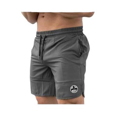 Imagem de Bermuda Masculina De Secagem Rápida Multifuncional Para Corrida, Compr