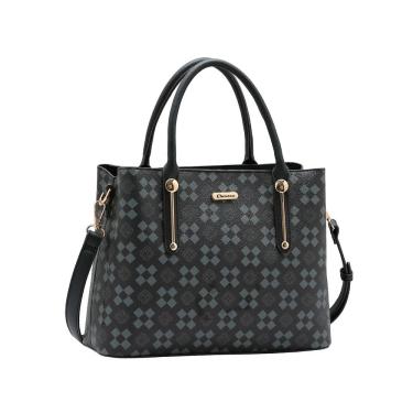Imagem de Bolsa New Elemento Gráfico - Alça dupla - Preto - Chenson 3485295