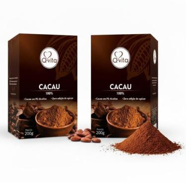 Imagem de Kit c/ 2und Cacau em Pó Zero Açúcar QVITA 200g - Q-VITA