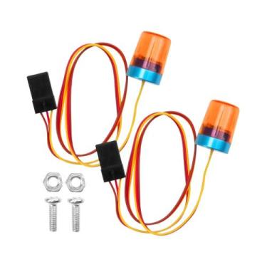 Imagem de Luzes De Alarme LED RC Multifuncionais Para 1/10 TRX4 SCX10 1/14 Tamiy