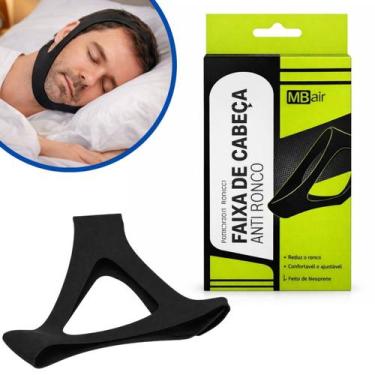 Imagem de Anti Ronco Faixa Queixeira Para Queixo Apneia Cinta De Cabeça Durma Me