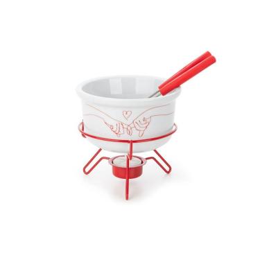 Imagem de Jogo Aparelho Fondue Mon Amour Forma Inox 801954 5 Peças