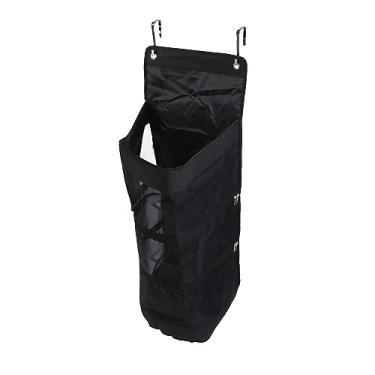 Imagem de Zerodis Organizador de Equipamentos Esportivos Suspensos Malha de Armazenamento de Bolas e Tecido Oxford Bolsa de Armazenamento Com Vários Compartimentos para Porta de Garagem Quarto Infantil