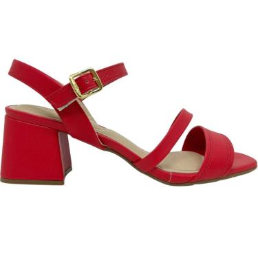 Imagem de Sandália Feminina Casual Salto Médio Ultra Conforto Em Fivela Modare 7172.101