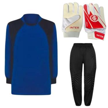 Imagem de Kit De Goleiro TRB + Luva De Goleiro Infantil Internacional DRB Goalkeeper-Unissex