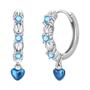 Imagem de Brincos De Estrela Do Mar Coloridos Em Prata Esterlina 925, Joias Fina