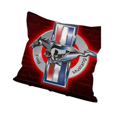 Imagem de Almofada Com Logo Do Carro Ford Mustang, Confortável Para Quarto, Sofá