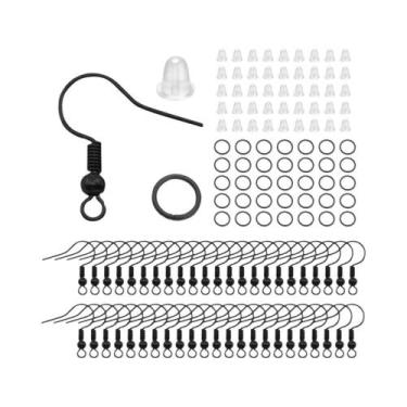 Imagem de Kit De Ganchos Para Brincos Hipoalergênicos De Cores Mistas 100-300 Pe