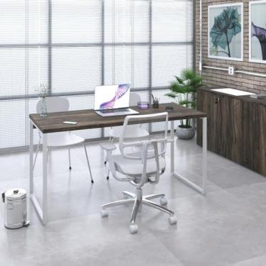 Imagem de Mesa de Escritorio Diretor Kuadra 150cm Est.Branca - Metalig