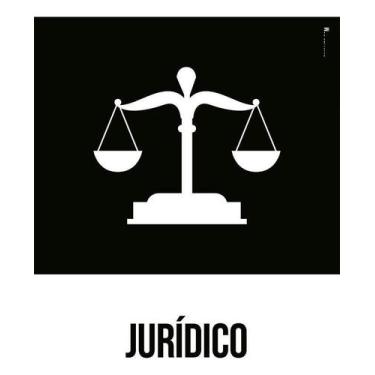 Imagem de Kit 5 Placa Acm Desenho Jurídico 18X23 - Sinalizo