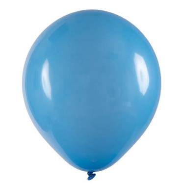 Imagem de Balão de Látex Azul Celeste - 9 Polegadas - 50 Unidades - Art-Latex