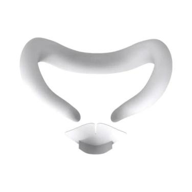 Imagem de Almofada De Silicone Blackout Para Meta Quest 3 VR, Máscara Facial Res
