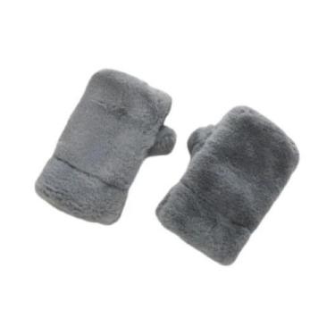 Imagem de Luvas De Pele Sintética Com Estampa De Leopardo, Macias, Quentes E Est