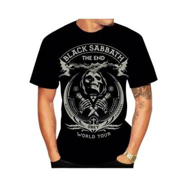 Imagem de Moda verão quente rua hip-hop impressão 3D tendência legal preto casua