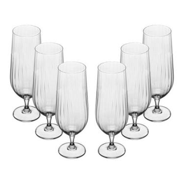 Imagem de Jogo de Taças de Cristal para Cerveja 470ml 6 Peças Wolff Columba Opti