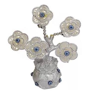 Imagem de Enfeite Decorativo Árvore Olho Grego Tráz Sorte 13x8 cm - Jiaxi