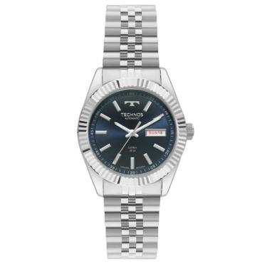 Imagem de Relógio Technos Masculino Ref: 8205pu/1a Automático Prateado