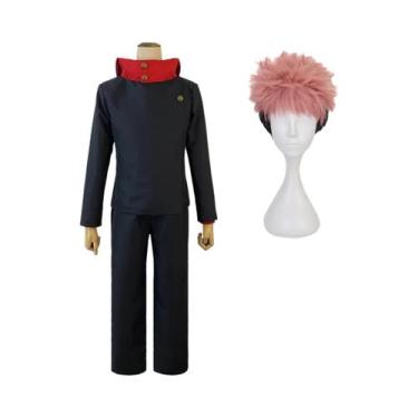 Imagem de Fantasia De Cosplay Itadori Yuji Jujutsu Jjk, Uniforme De Halloween, R