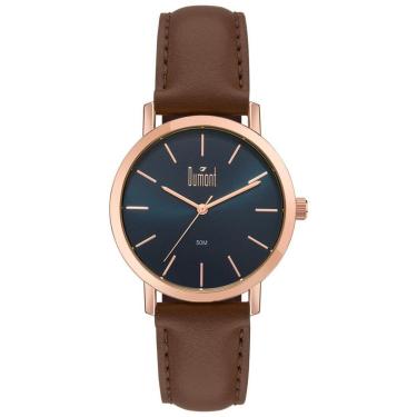 Imagem de Relógio Dumont Masculino Traveller Rosé - DU2035MOU/5A-Masculino