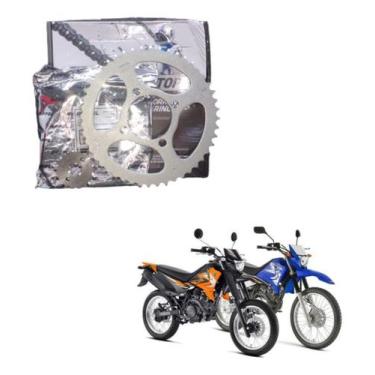 Imagem de Kit Relação Tração Transmissão Xtz 125 Original Riffel 2002 - Geral