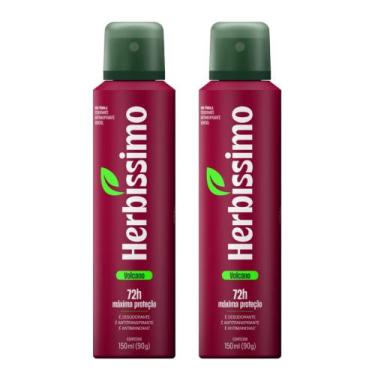 Imagem de Kit 2 Desodorante Aerossol Herbíssimo Volcano 150 Ml - Dana
