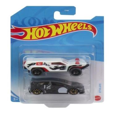 Imagem de Carrinho Hot Wheels Die Cast FVN40 Sortido Embalagem com 2 Unidades
