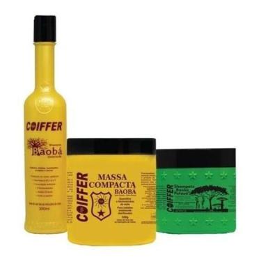 Imagem de Kit Baobá Coiffer Cabelos Fortes Alta Performance 3 Passos