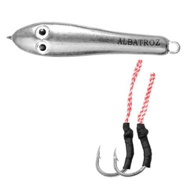 Imagem de Isca Artificial Jig Sapinho Cor Silver 5.5cm 20g - Albatroz - Albatroz