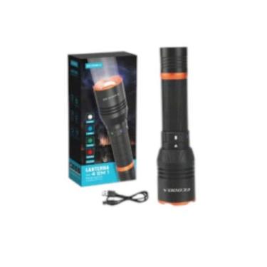 Imagem de Lanterna ecooda manual de led 4 em 1 ec - 6348
