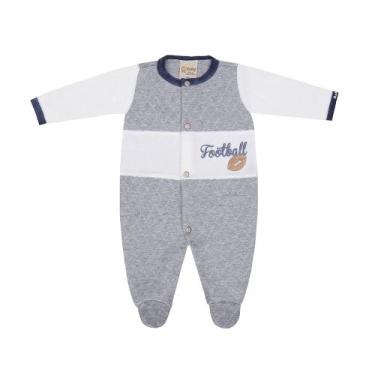 Imagem de Macacão Bebê Menino Inverno Football - Baby Doces Momentos, PP