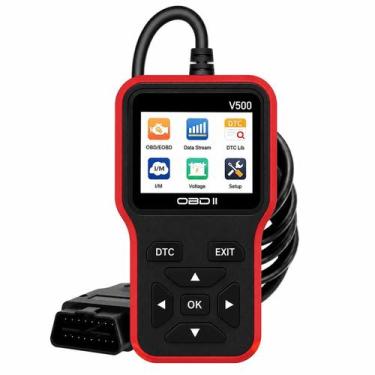 Imagem de Scanner OBD2 V500 Leitor Código Falha Automotivo - Generic, Preto