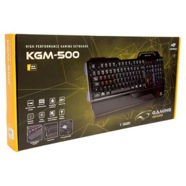 Imagem de Teclado gamer mecanico usb kgm-500bk preto c3 tech - C3Tech
