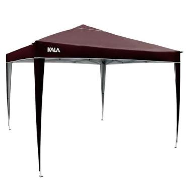 Imagem de Gazebo Dobrável Kala 3x3 3m X 3m X 2.5m - Marrom