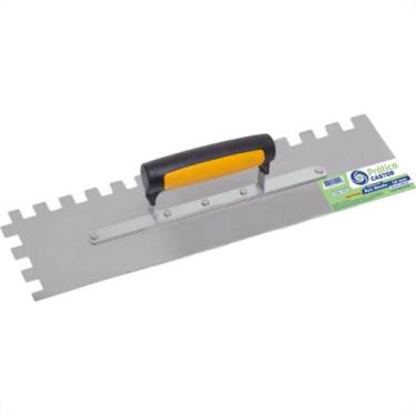 Imagem de Desempenadeira Aco Castor Dentada 12 10X35Cm Com Cabo Plastico 512