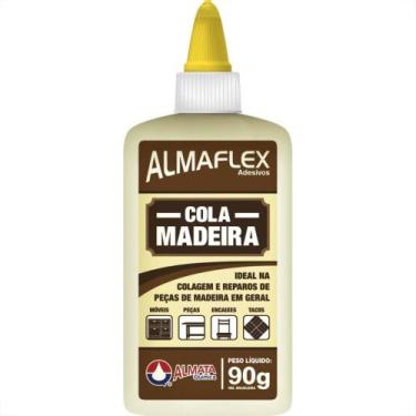 Imagem de Cola Madeira Almaflex 90G 0196 637 - Kit C/12 - ALMATA