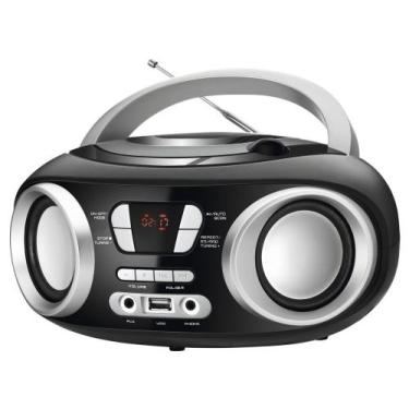 Imagem de Rádio Portátil Mondial FM 6W CD Player - Display Digital NBX-13 Entrad